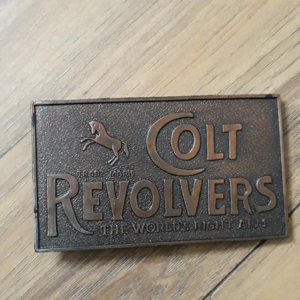 1970s Colt Revolvers Belt Buckle